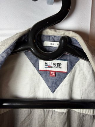 Tommy Hilfiger Denim Camisa Gris XL