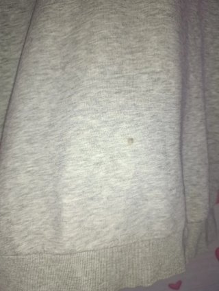 Sudadera Gris con Lazos en las Mangas