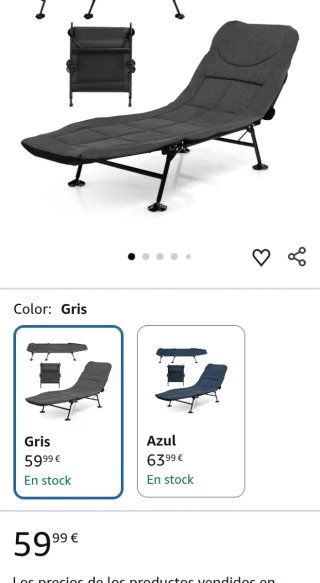 COSTWAY Cama Plegable Camping con Colchón