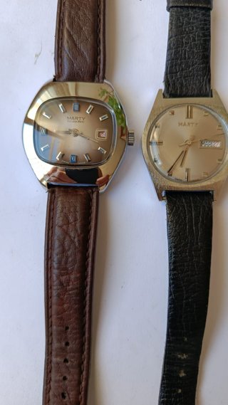 2 Relojes MARTY Swiss Made Cuerda