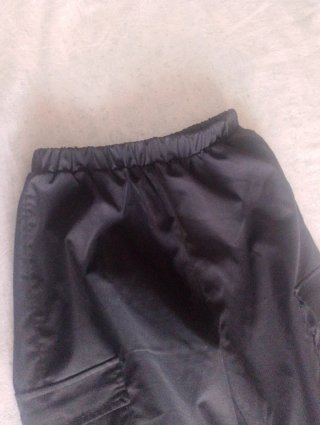 Pantaloni cargo ragazzo neri