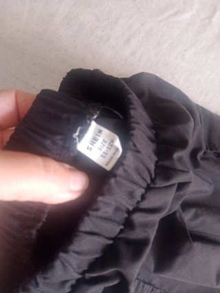 Pantaloni cargo ragazzo neri