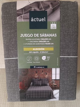 Juego de Sábanas Actuel 150cm Algodón