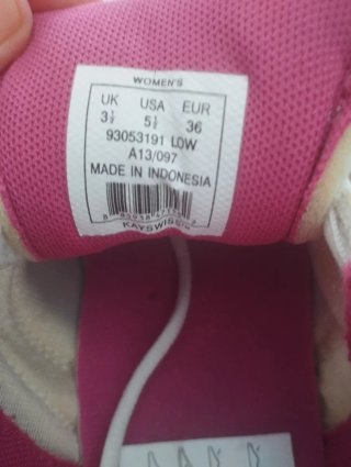 Zapatillas K-Swiss Paddle Mujer Blancas Rosas