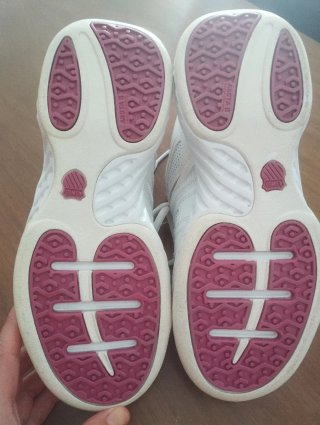 Zapatillas K-Swiss Paddle Mujer Blancas Rosas