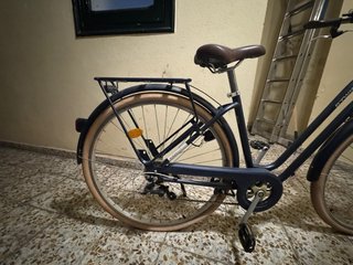 Bicicleta Urbana Clásica Azul