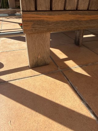 Set de Mesa y Sillas de Exterior de Madera no envi