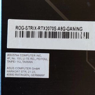 ASUS RTX 2070 Super ROG Strix