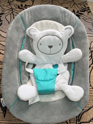 Hamaca Hauck 2 en 1 Hearts Grey