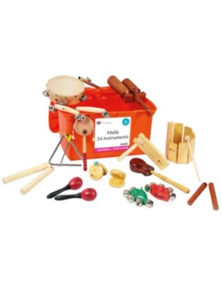 Set Percusión Infantil Fuzeau 16 Instrumentos
