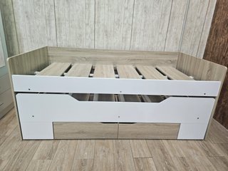 Cama Nido de Madera con 2 Cajones