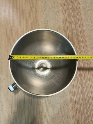 Ciotola in acciaio inossidabile KitchenAid 6,9L