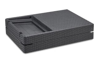 Tumbona Plegable Gris