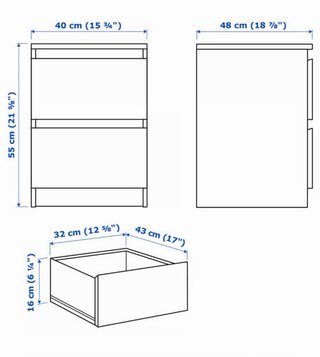 Cajonera Blanca IKEA