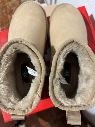 Botines Xti pelo beige talla 37