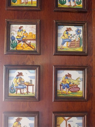 Azulejos decorativos de oficios antiguos 15×15 cm