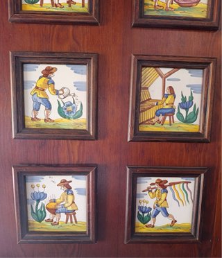 Azulejos decorativos de oficios antiguos 15×15 cm