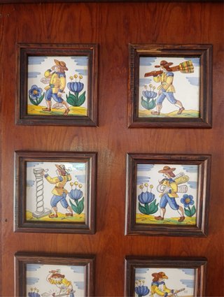 Azulejos decorativos de oficios antiguos 15×15 cm