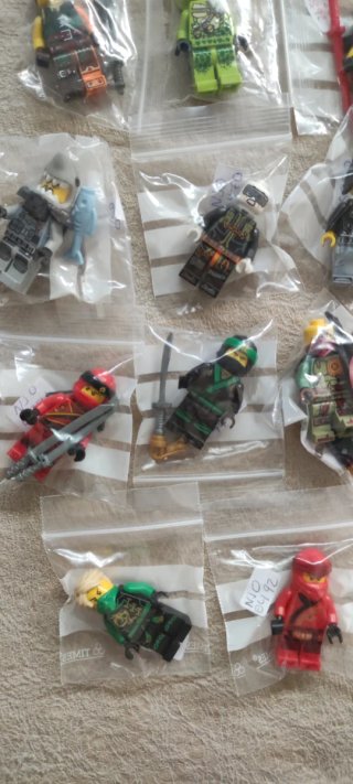 (1) Lote 43 Figuras Minifiguras Lego Ninjago