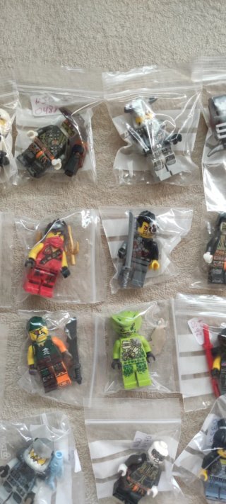 (1) Lote 43 Figuras Minifiguras Lego Ninjago