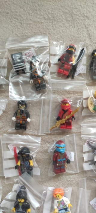 (1) Lote 43 Figuras Minifiguras Lego Ninjago