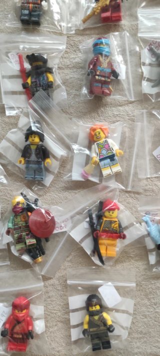 (1) Lote 43 Figuras Minifiguras Lego Ninjago