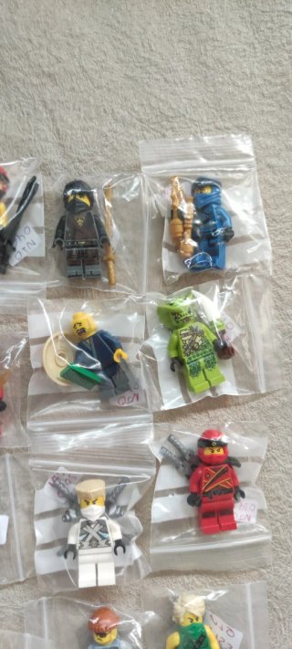 (1) Lote 43 Figuras Minifiguras Lego Ninjago