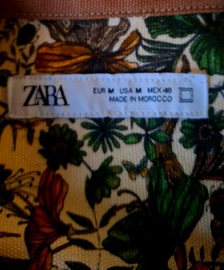 Chaqueta floral Zara Oversice