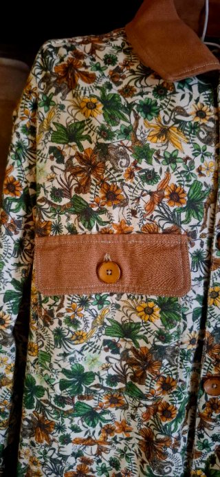 Chaqueta floral Zara Oversice