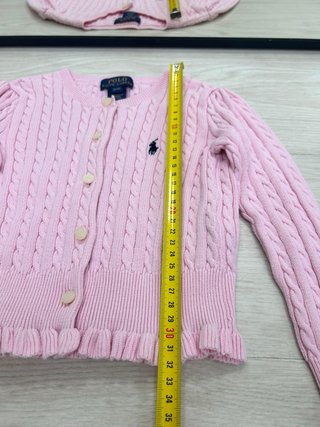 Cárdigan Rosa Ralph Lauren Niña