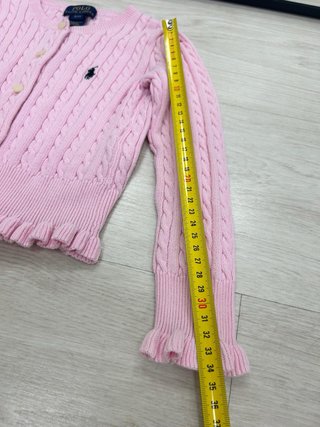 Cárdigan Rosa Ralph Lauren Niña