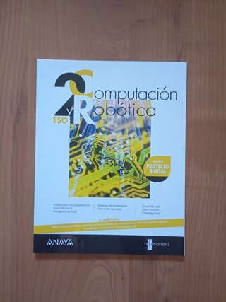 Libro Computación Y Robótica 2 ESO - Anaya