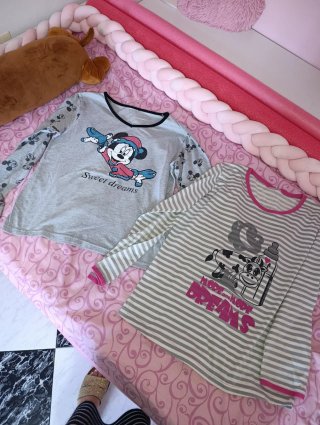 2 Camisetas de Manga Larga de pijama