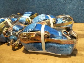 Set 4 Correas tensoras AREBOS 6m 50mm