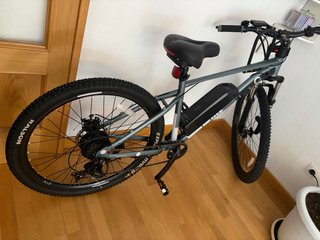 Bicicleta Eléctrica Gris