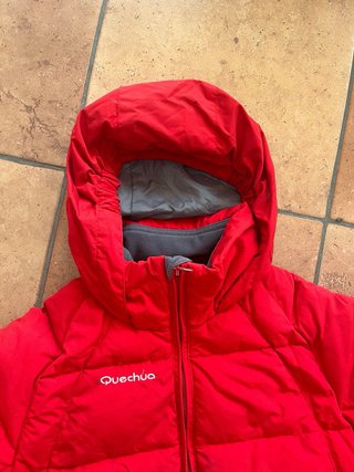 Anorak esquí junior Quechua rojo