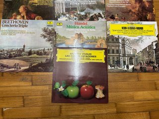 Lote 10 Vinilos Música Clásica Deutsche Grammophon