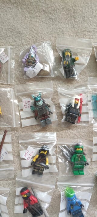 (2) Lote 43 Figuras Minifiguras Lego Ninjago