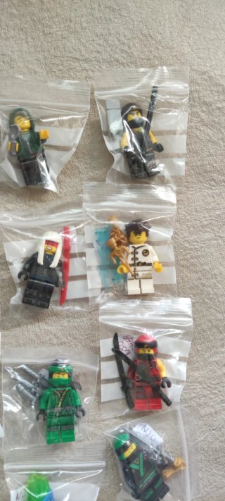 (2) Lote 43 Figuras Minifiguras Lego Ninjago