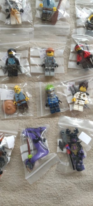 (2) Lote 43 Figuras Minifiguras Lego Ninjago