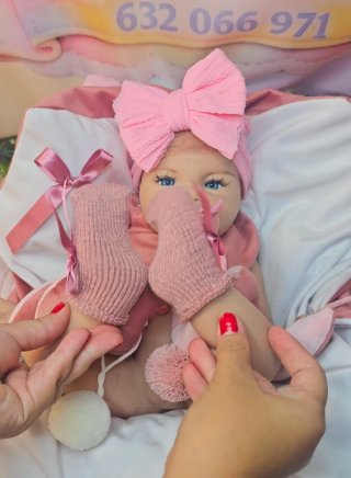Muñeca Bebé Reborn de Silicona 45cm