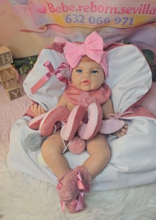 Muñeca Bebé Reborn de Silicona 45cm