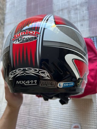 Casco Moto Cross Infantil Nitro MX411
