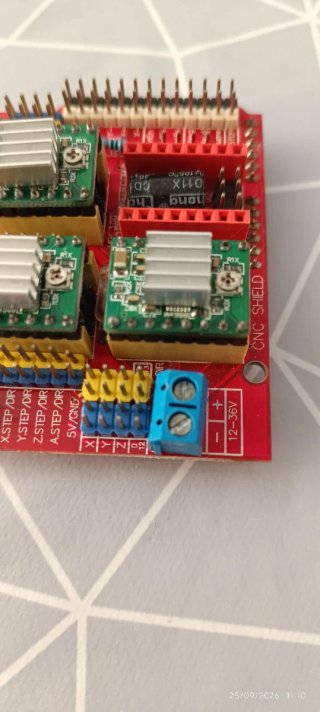 Kit CNC Shield V3 + 3 Controladores A4988
