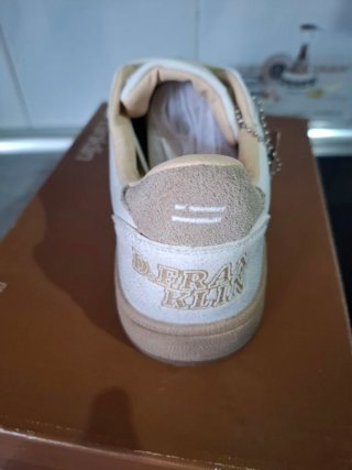 Zapatillas D.Franklin Beige y Blancas