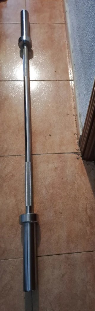 Pesas Discos Olímpicos 20kg 10kg y Barra Olímpica