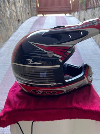 Casco Moto Cross Junior Nitro MX411 Talla L