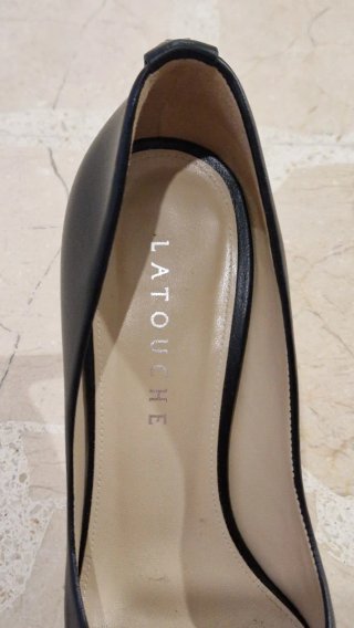 Zapatos de Piel Negros Latouche Talla 36