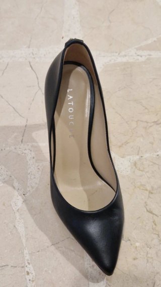 Zapatos de Piel Negros Latouche Talla 36