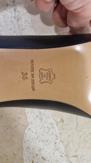 Zapatos de Piel Negros Latouche Talla 36